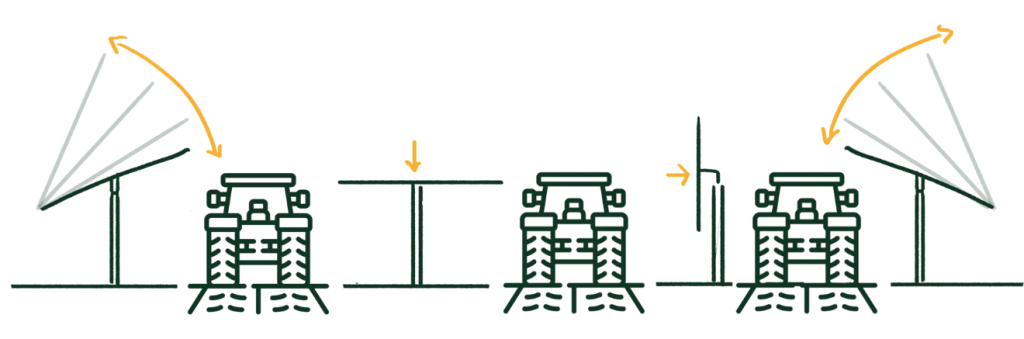 Réglages de hauteur et d'espacement de votre installation agrivoltaïque