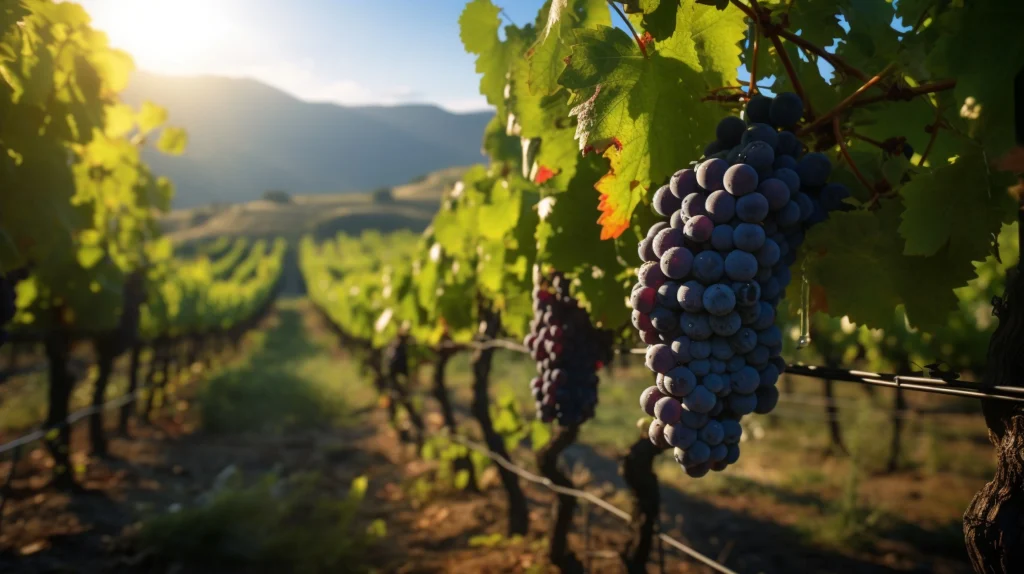 paysage d'un vignoble 