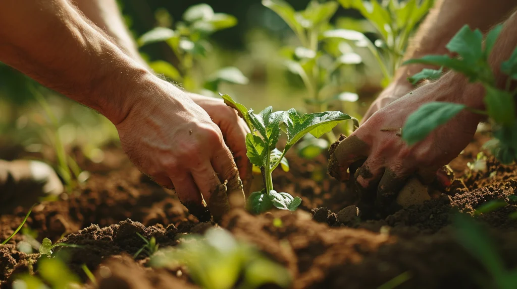 des personnes travaillant dans l'agroécologie