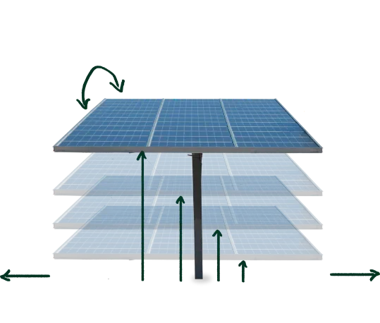 Panneau tracker solaire