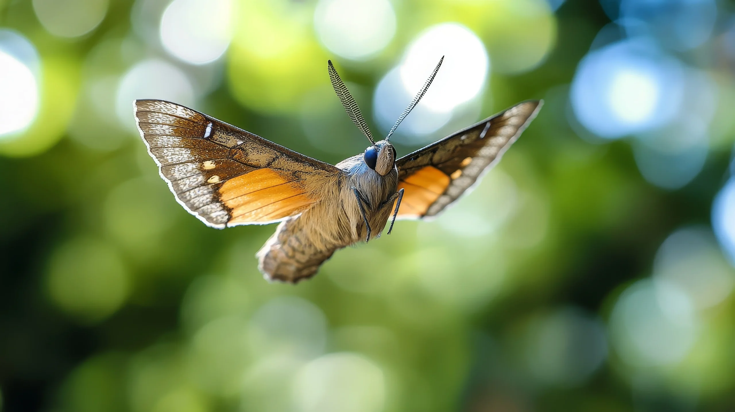 un papillon en train de voler